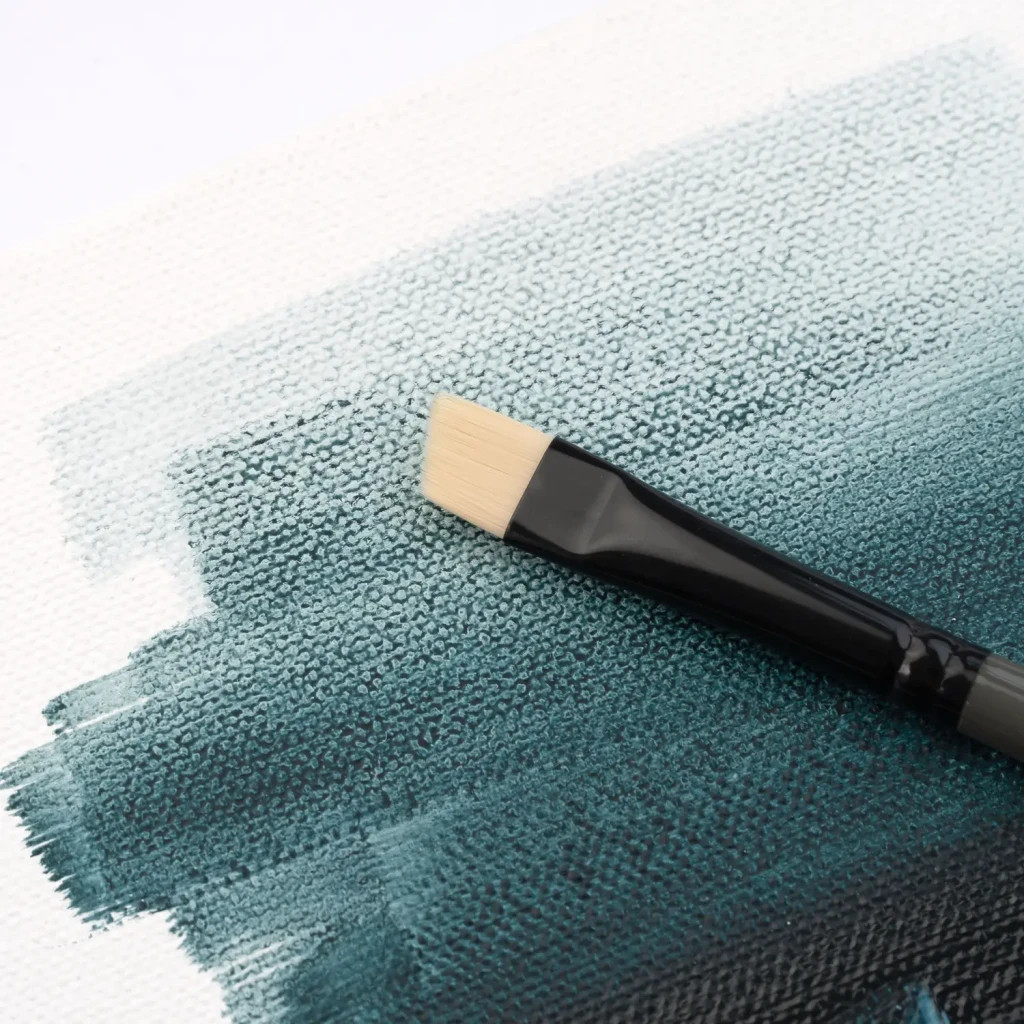 Пензлик для малювання Rosa Синтетика кутова, TERRA 1608A, №4 (4823098533849) - изображение 6