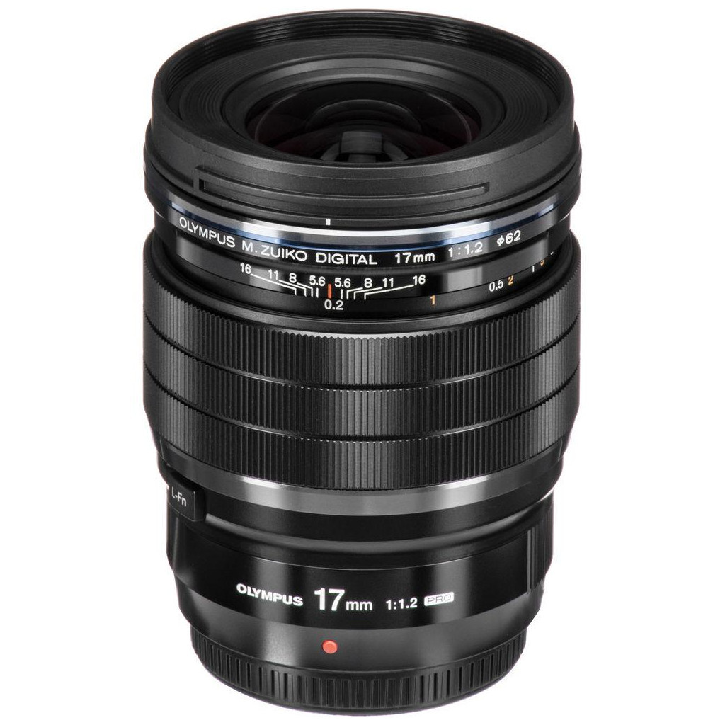 Об'єктив Olympus EW-M1712 17mm 1:1.2 PRO Black (V311100BW000) - зображення 3
