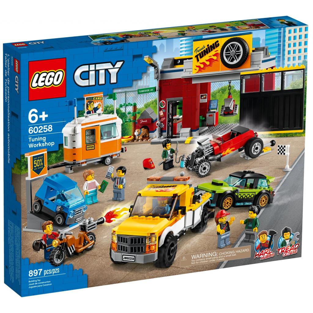 Конструктор LEGO City Майстерня тюнингу 897 деталей (60258) - зображення 1