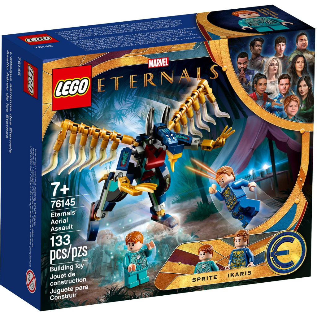 Конструктор LEGO Super Heroes Marvel Повітряний напад Вічних 133 деталі (76145) - зображення 1