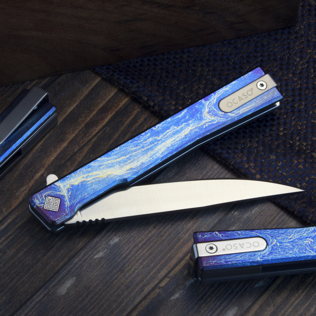 Ніж Ocaso Solstice, Anodized titanium, Satin (10DBS) - зображення 6