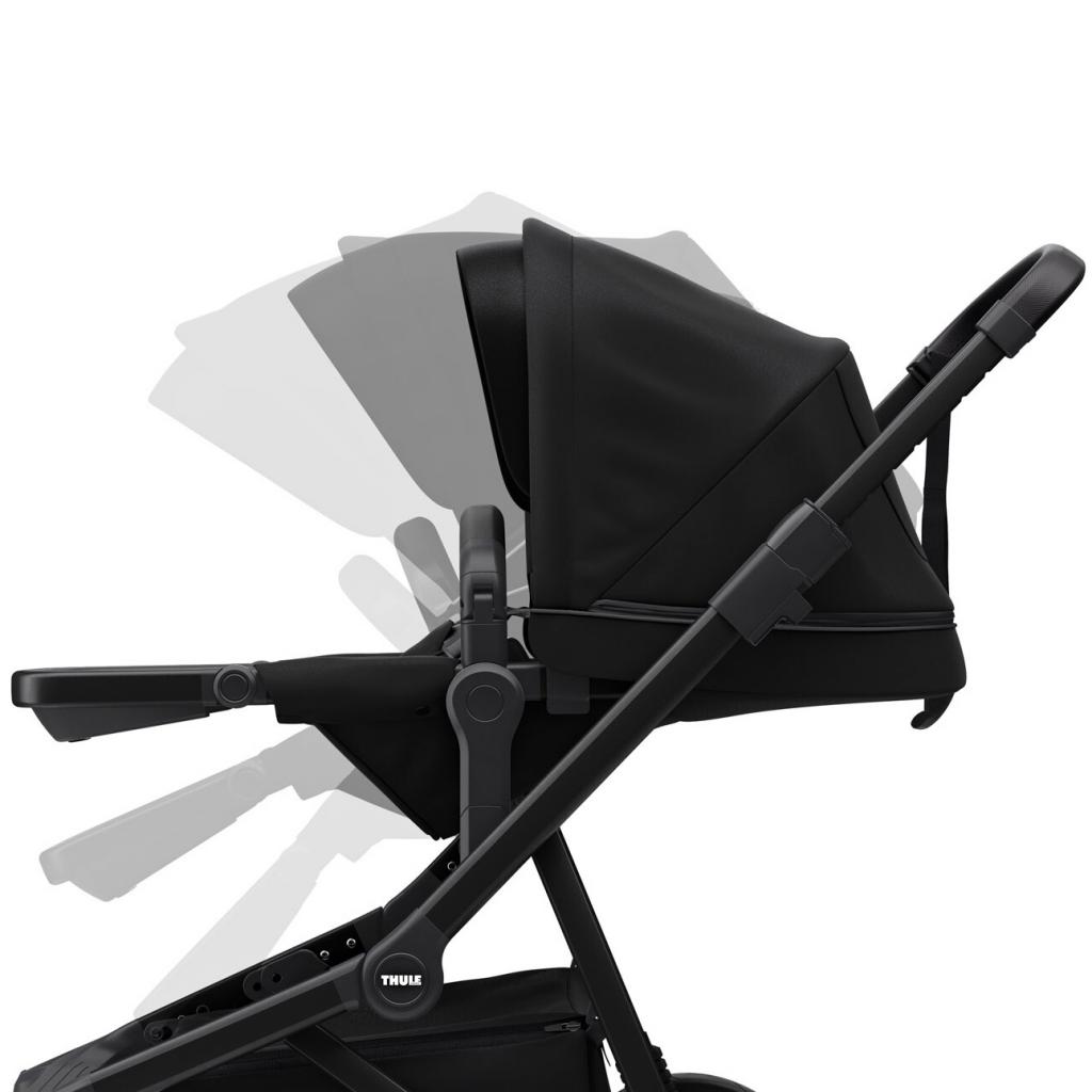Коляска Thule 2 в 1 Sleek з люлькою Black on Black (TH 11000019) - зображення 6