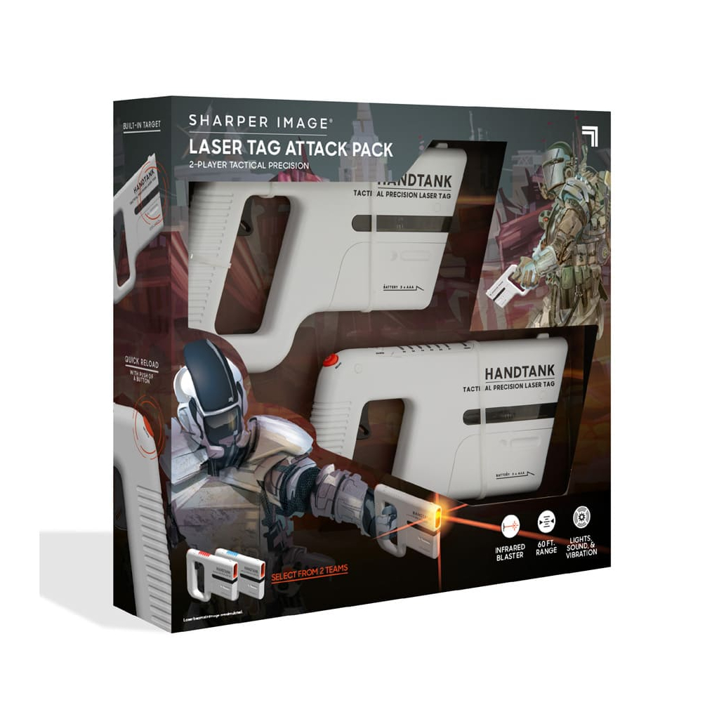 Іграшкова зброя Sharper Image набір для лазерних боїв Laser tag attack pack (1214013111) - изображение 6