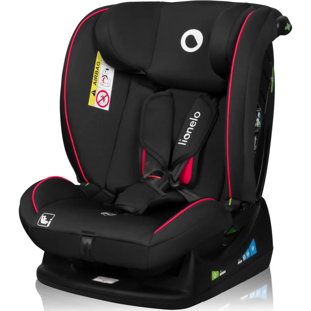 Автокрісло Lionelo Aart I-Size Black Carbon Red (LO-AART I-SIZE BLACK CARBON RED) - зображення 2