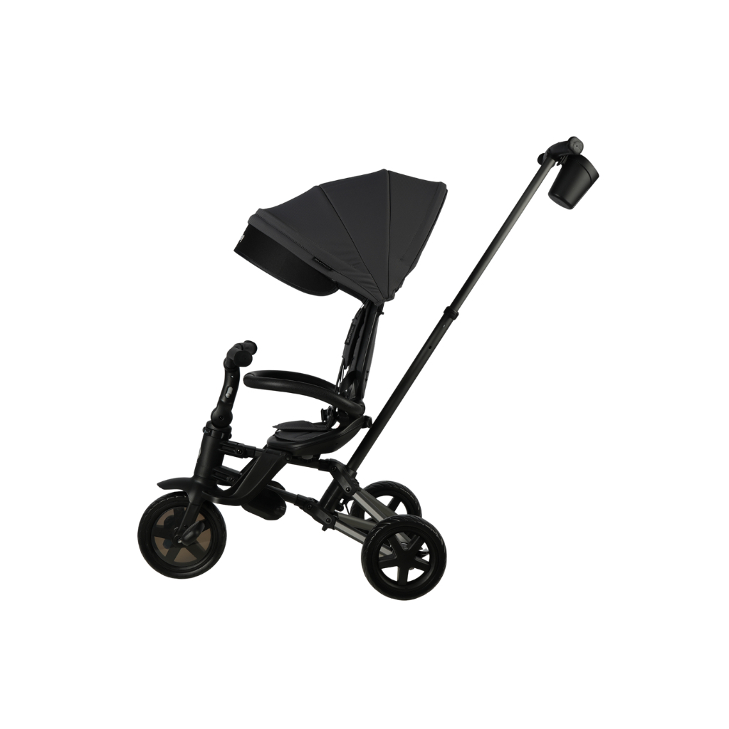 Дитячий велосипед QPlay Nova складаний триколісний Ultimate Black (S700-16NovaEvaUB) - зображення 3