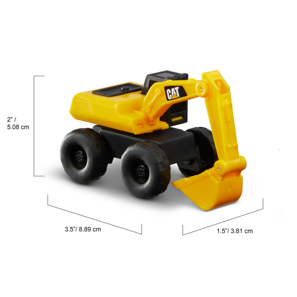 Спецтехніка Funrise Міні-техніка CAT Самоскид та Екскаватор (82278) - зображення 9