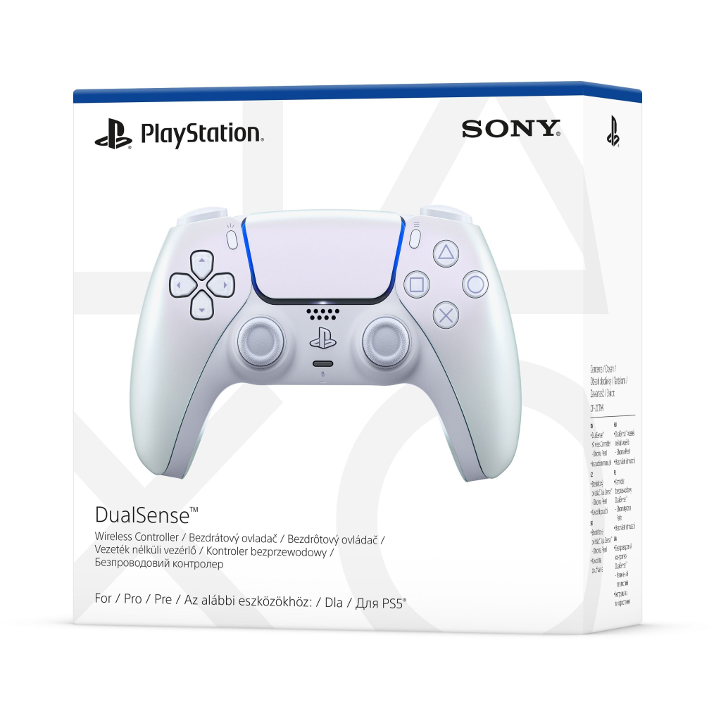 Геймпад Sony Playstation DualSense Bluetooth PS5 Chrome Pearl (1000044446) - зображення 5