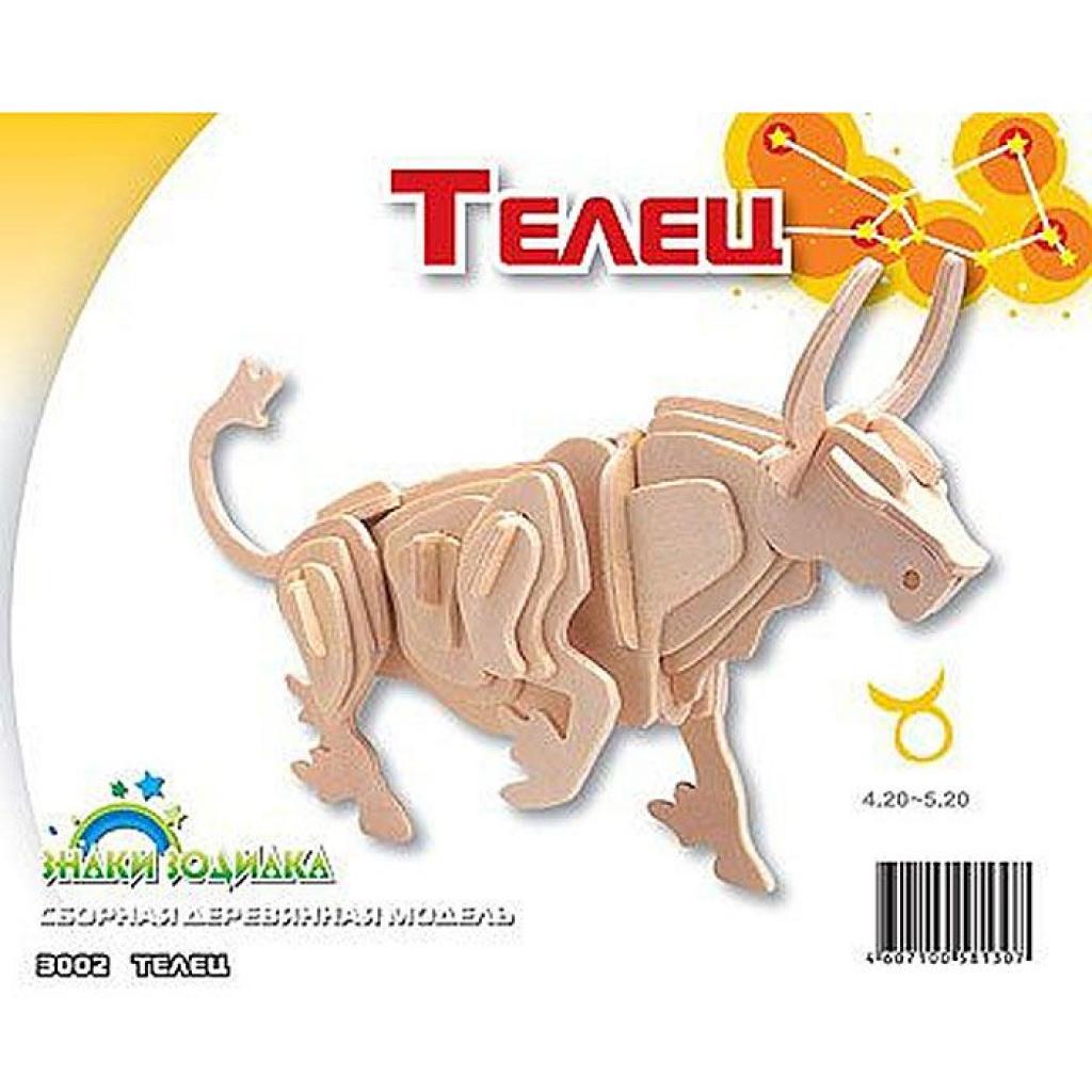 Збірна модель Мир деревянных игрушек Телець (З002) - зображення 1