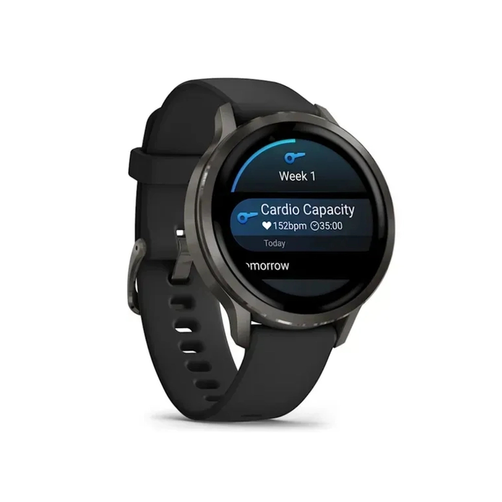 Смарт-годинник Garmin Venu 4 (41mm), Black w/ Slate + Black, GPS смарт-годинник (010-03013-02) - зображення 3