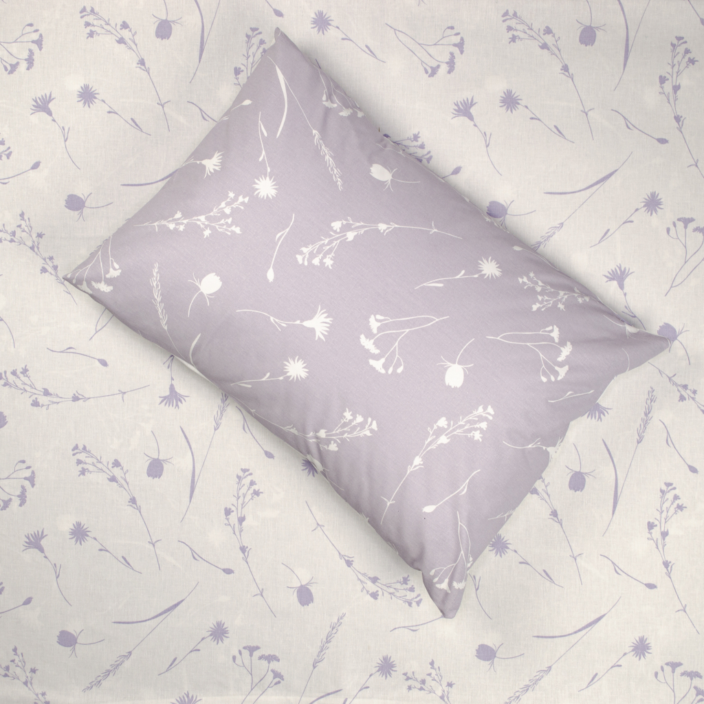 Постільна білизна Home Line Васильки білі і лавандові бязь полуторний (163010) - зображення 2