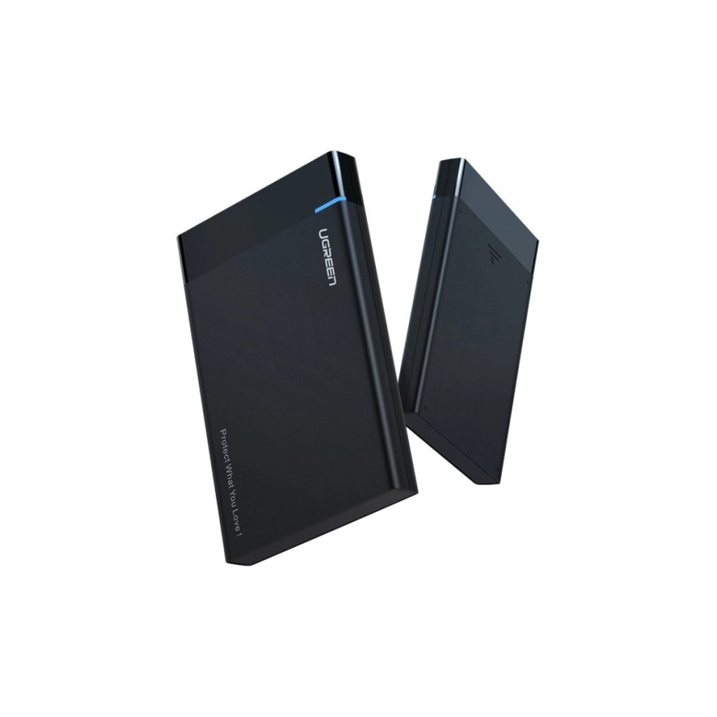 Кишеня зовнішня UGREEN USB 3.0 to M.2 SATA SSD US221 black (30848) - зображення 3