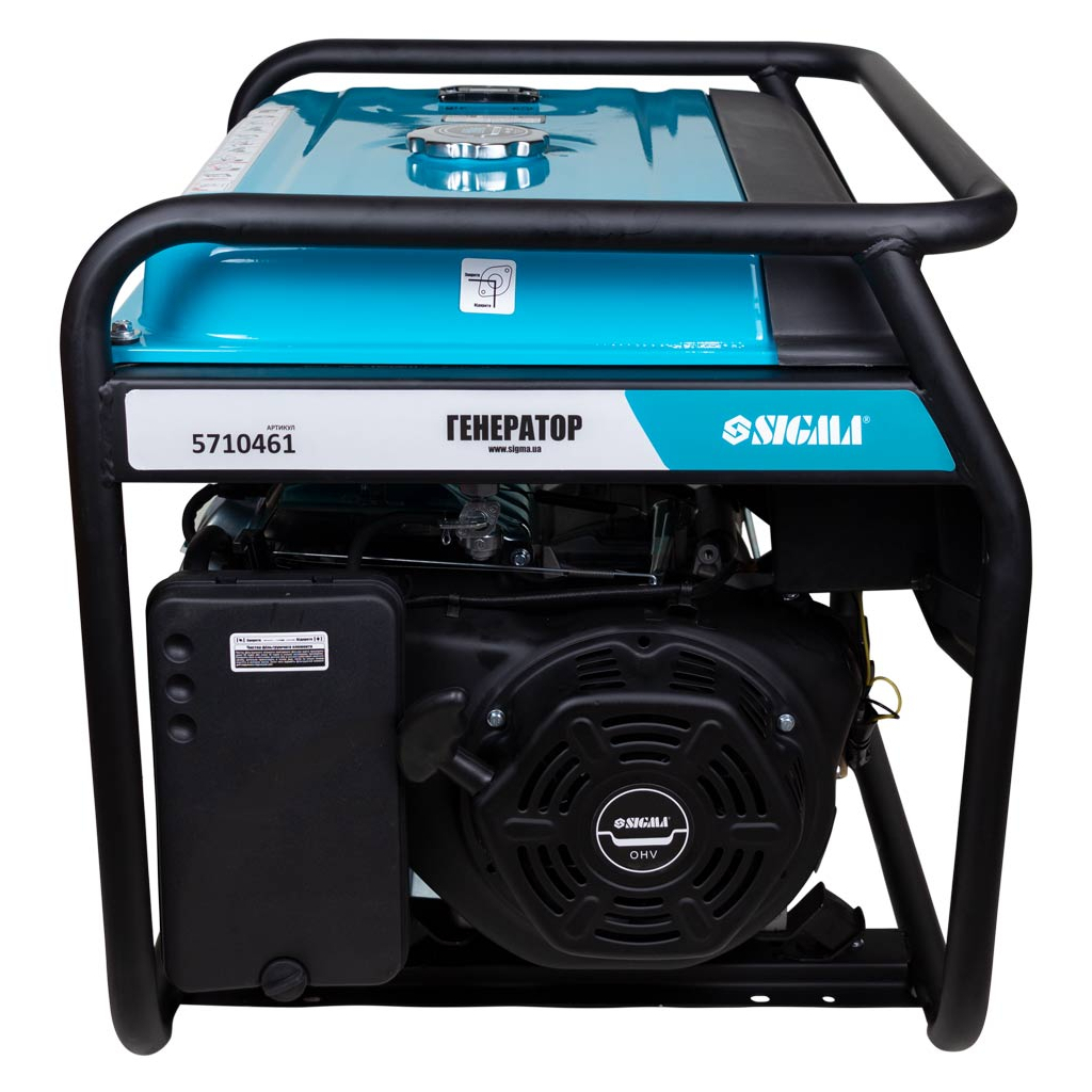Генератор Sigma 2.8/3.0kW ручний запуск (5710401) - зображення 6