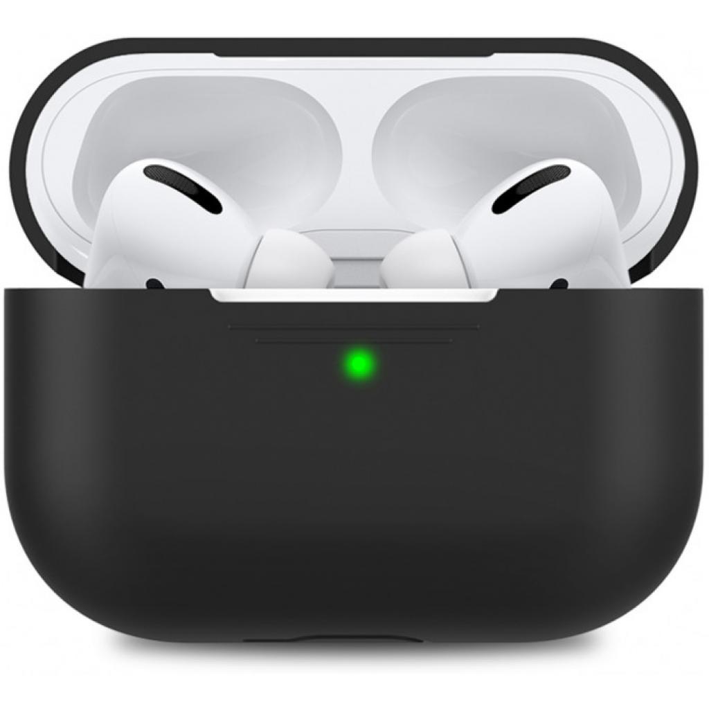 Чохол для навушників MakeFuture Apple AirPods Pro Silicone Black (MCL-AAPBK) - зображення 1