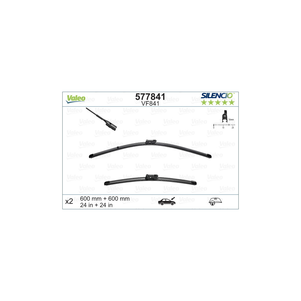 Щітка склоочисника Valeo 577841 - зображення 1