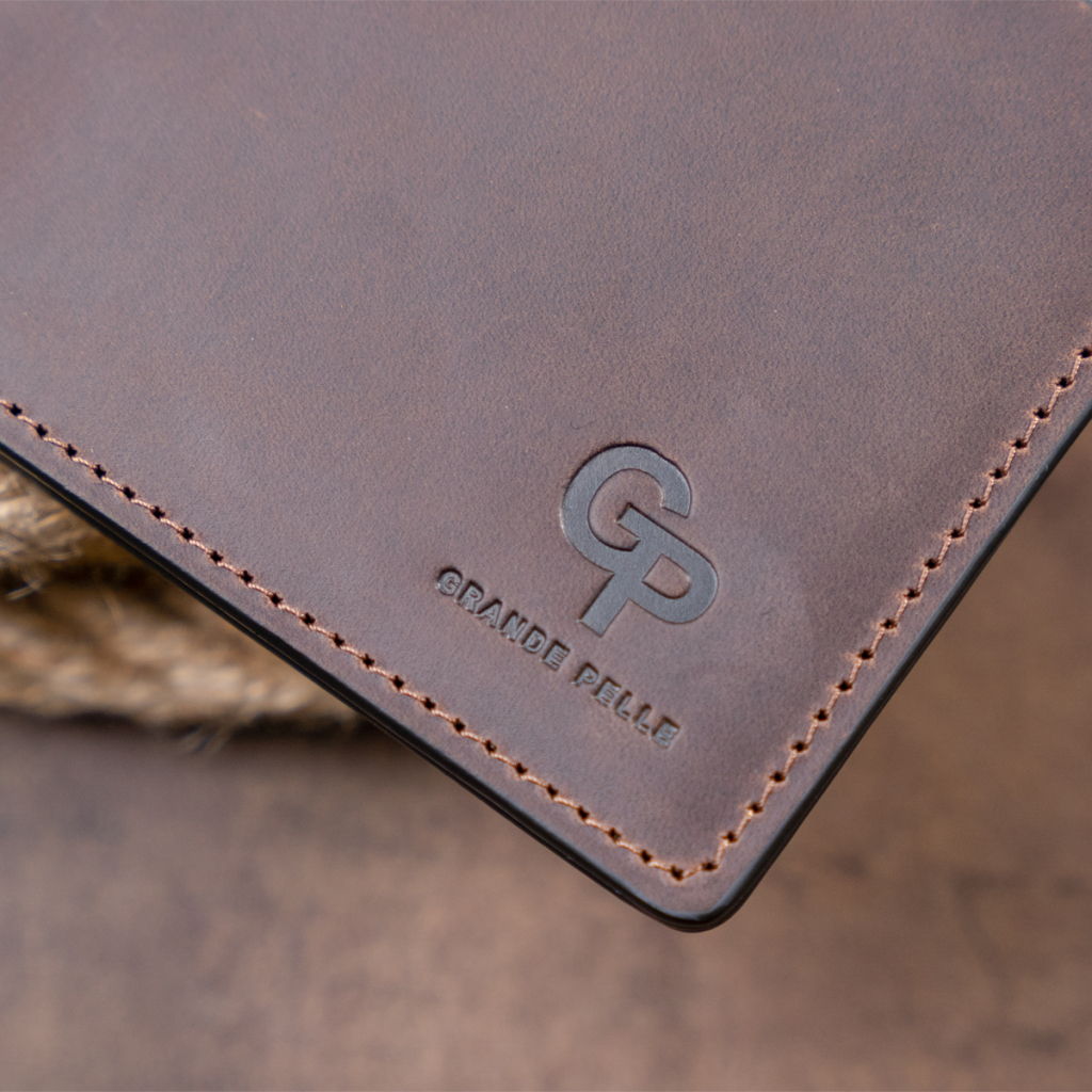 Портмоне Grande Pelle У вінтажній шкірі Коричневе (11310) - зображення 11