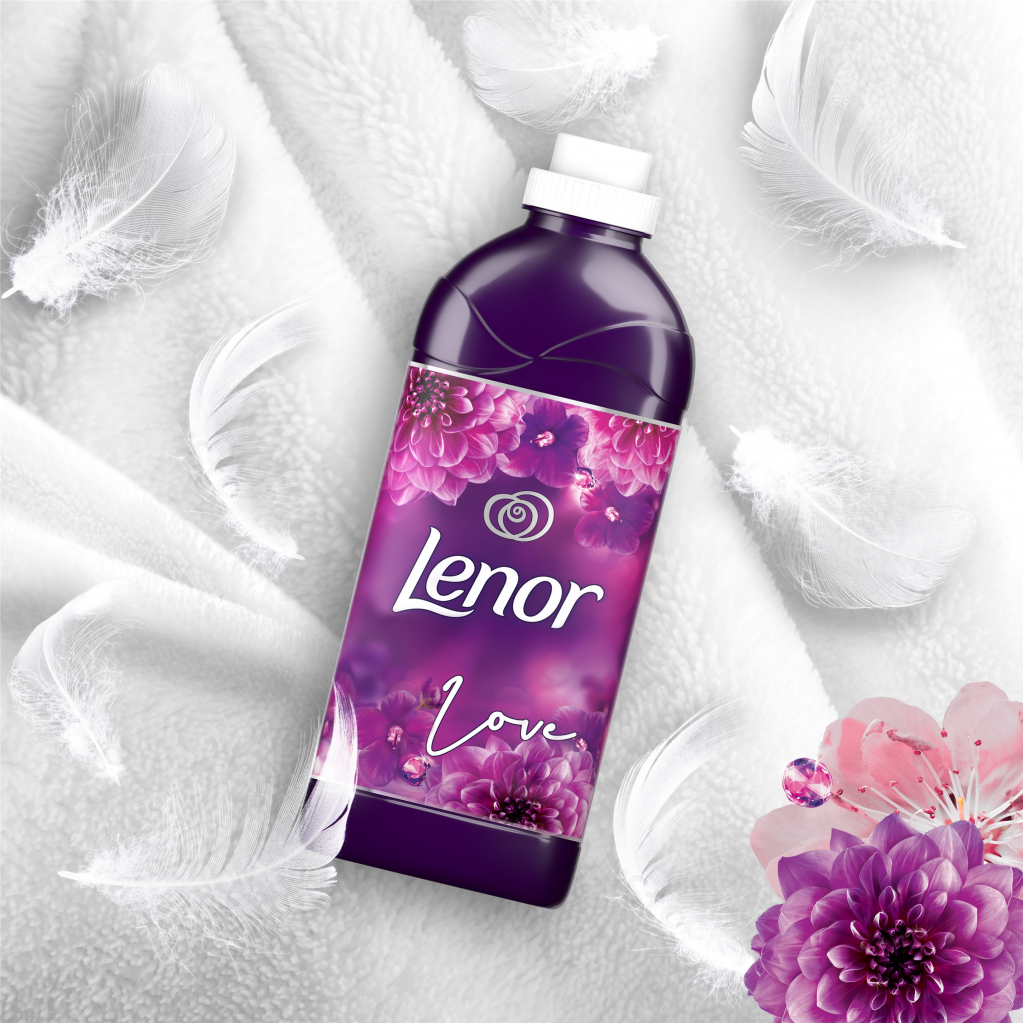 Кондиціонер для білизни Lenor Аметист і квітковий букет 1.42 л (8001841375922) - зображення 4