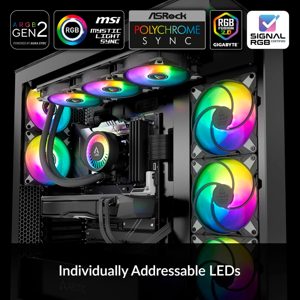 Система рідинного охолодження Arctic Liquid Freezer III Pro 360 A-RGB (ACFRE00184A) - изображение 7