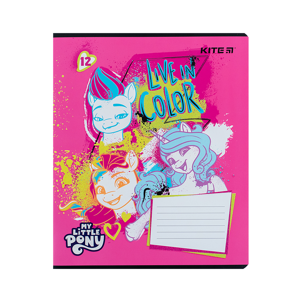 Зошит Kite My Little Pony 12 аркушів, лінія (LP24-234) - изображение 4