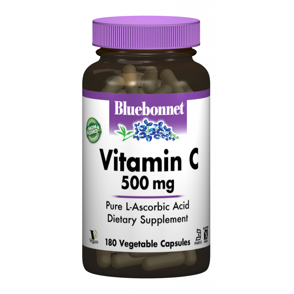 Вітамін Bluebonnet Nutrition Вітамін С 500мг, 180 гелевих капсул (BLB0512) - зображення 1