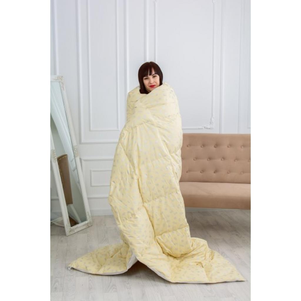 Ковдра MirSon пухова №1833 Bio-Beige 50% пух літо 155x215 см (2200003013153) - зображення 5