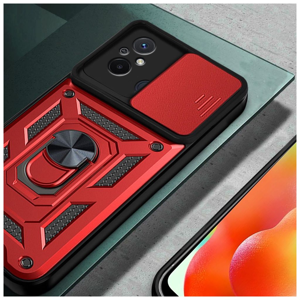 Чохол до мобільного телефона BeCover Military Xiaomi Redmi 12C Red (709168) - зображення 2