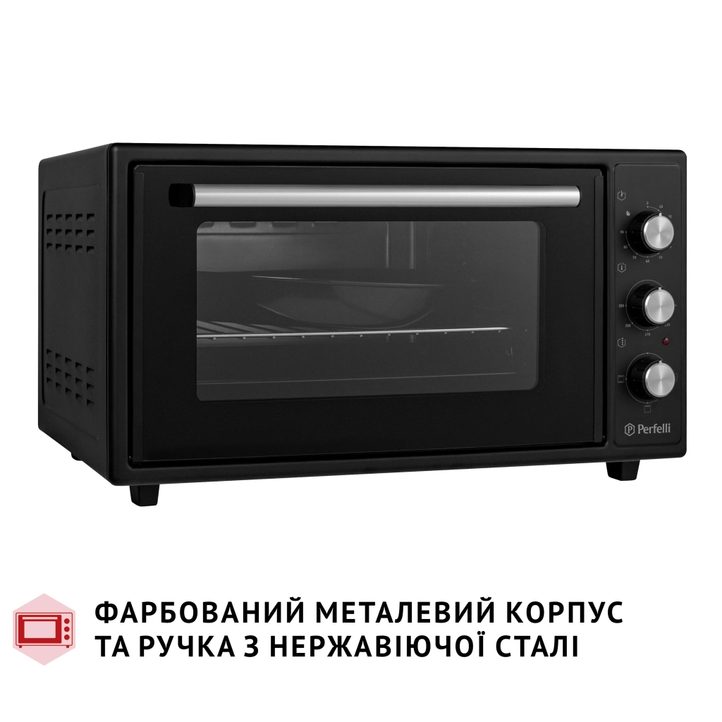 Електропіч Perfelli CLASSIC 48 BLACK - зображення 4