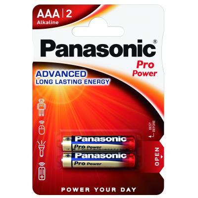 Батарейка Panasonic AAA LR03 Pro Power * 2 (LR03XEG/2BPR / LR03XEG/2BP) - зображення 1