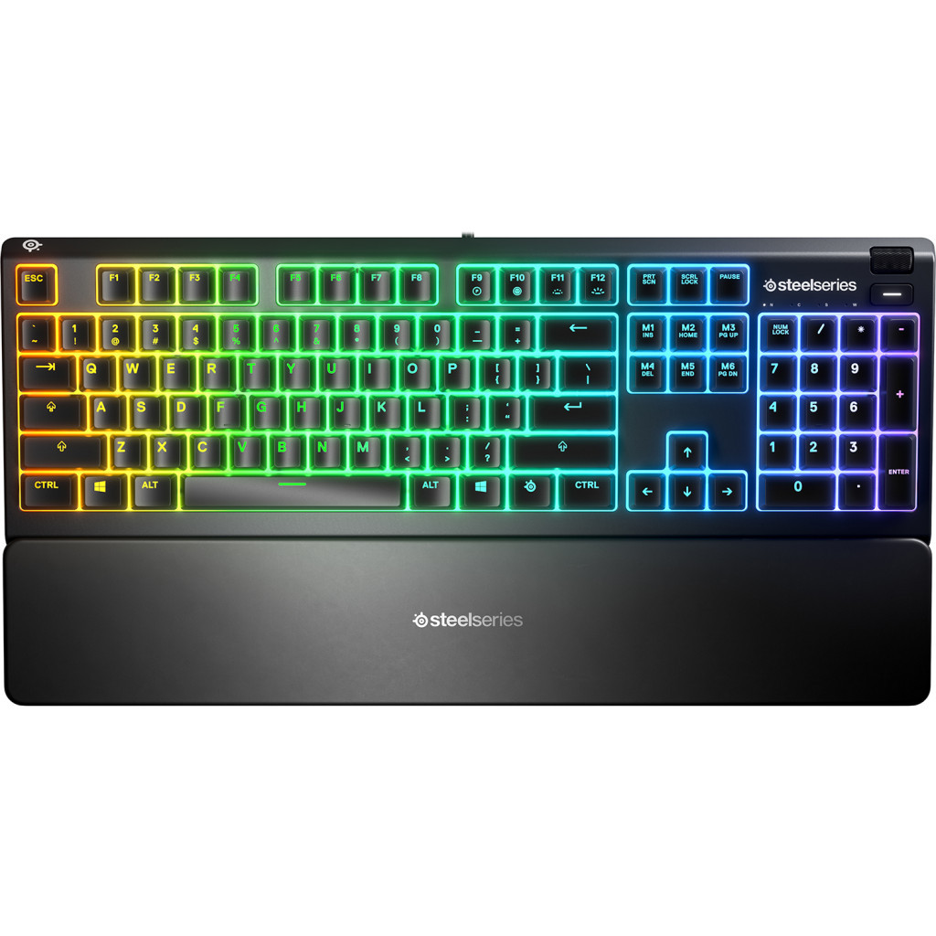 Клавіатура SteelSeries Apex 3 USB UA Black (64795) - зображення 2