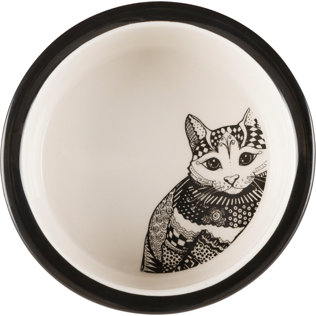 Посуд для котів Trixie Zentangle 300 мл / 12 см (4011905251202) - зображення 2