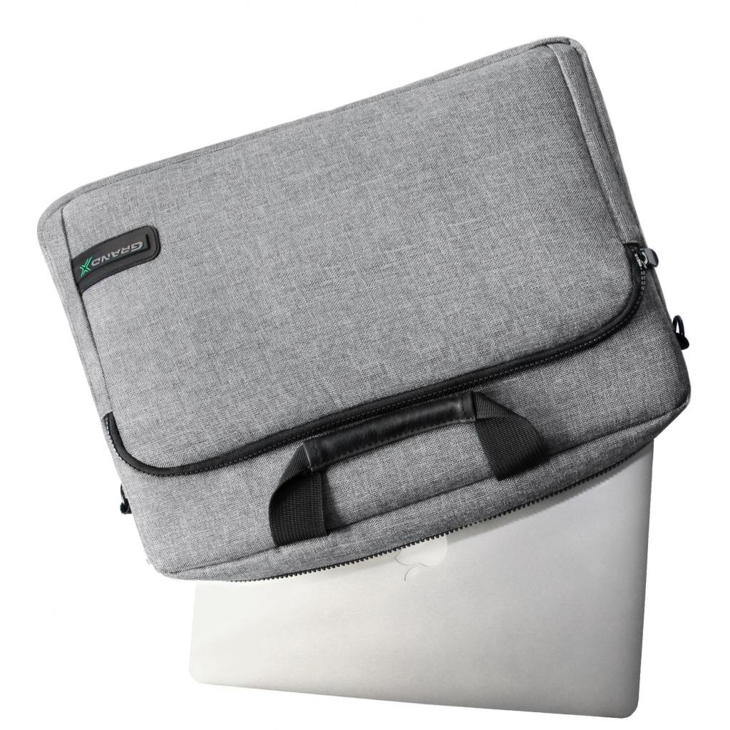 Сумка для ноутбука Grand-X 15.6'' SB-139 Light Grey (SB-139G) - изображение 6