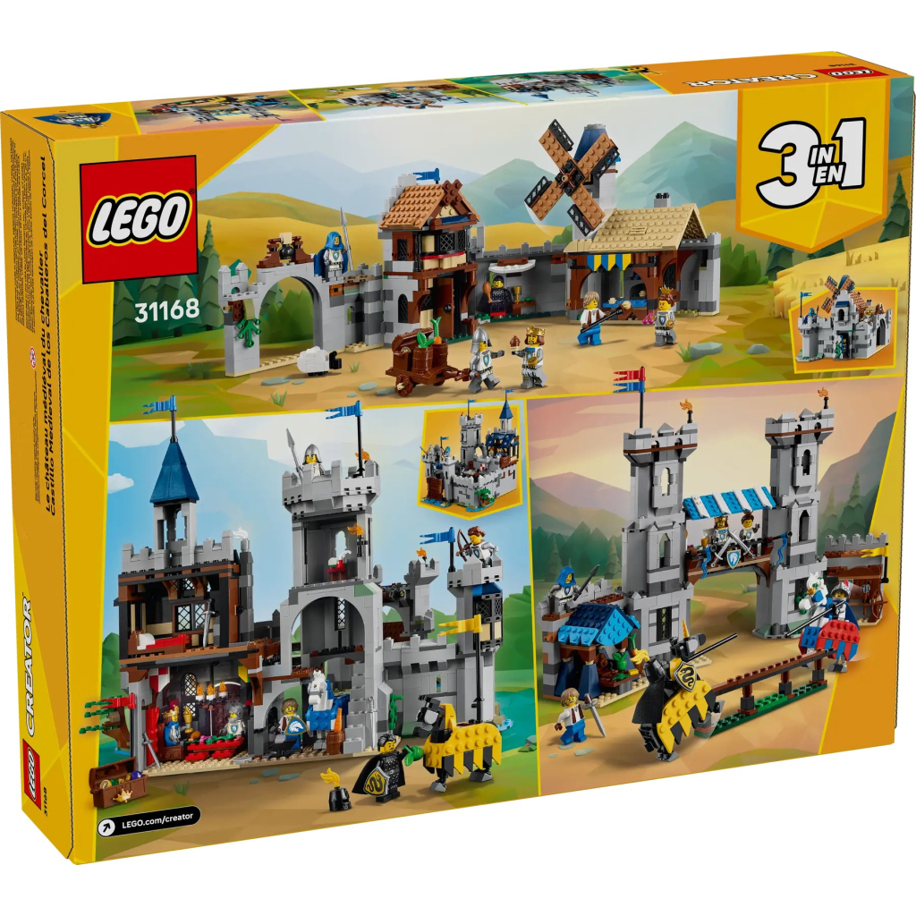 Конструктор LEGO Creator Середньовічний замок із лицарем на коні (31168) - зображення 2