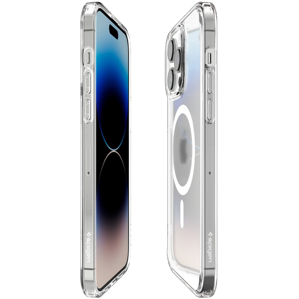 Чохол до мобільного телефона Spigen Apple iPhone 14 Pro Ultra Hybrid MagFit, Frost Clear (ACS05587) - зображення 4