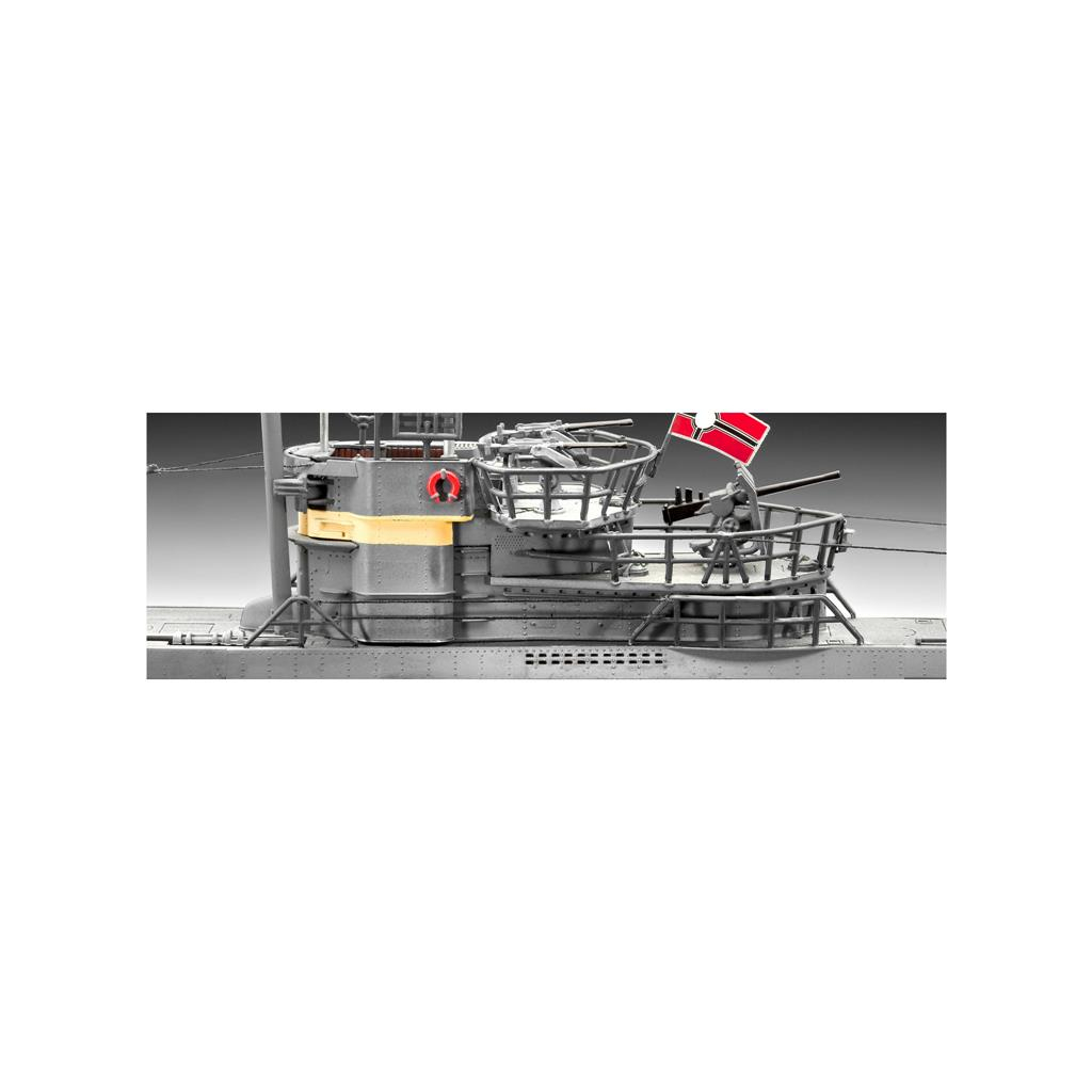 Збірна модель Revell Підводний човен Type VII C/41 рівень 4 масштаб 1:144 (RVL-05100) - зображення 8