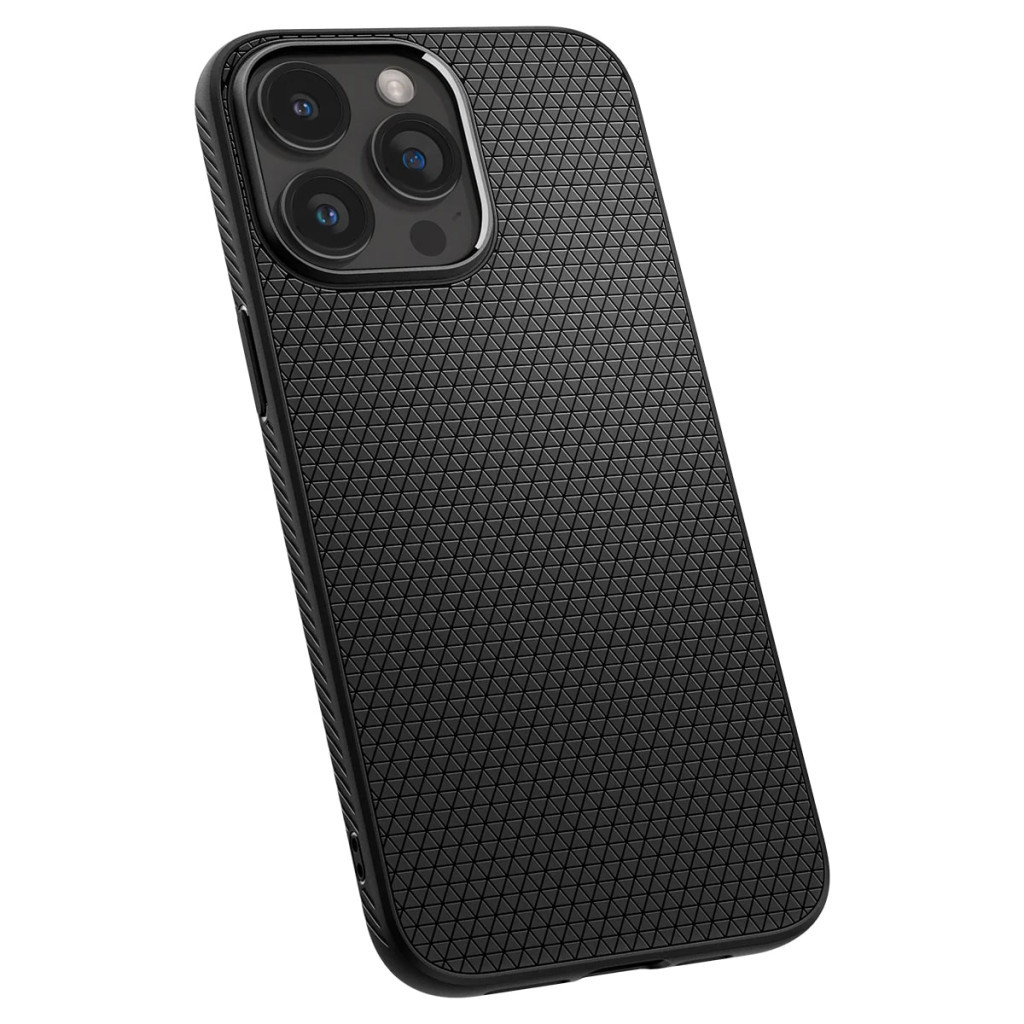 Чохол до мобільного телефона Spigen Apple iPhone 15 Pro Liquid Air Matte Black (ACS06704) - изображение 3