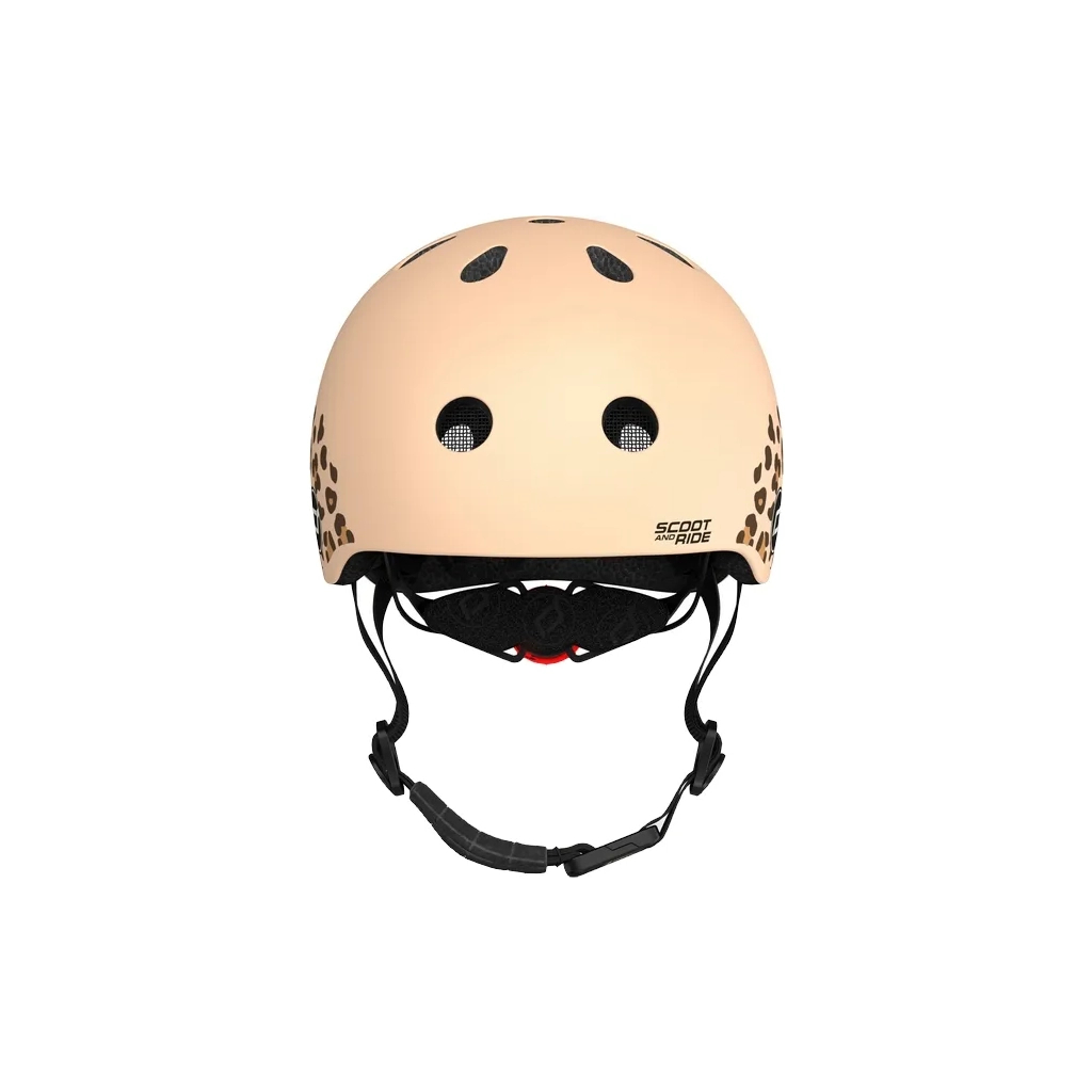 Шолом Scoot&Ride 45-51см , леопард, з ліхтариком (SR-181206-LEOPARD) - изображение 4