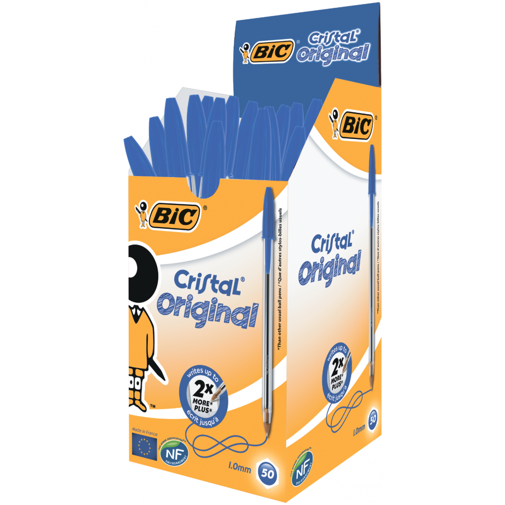 Ручка кулькова Bic Cristal, синя (bc847898) - зображення 2