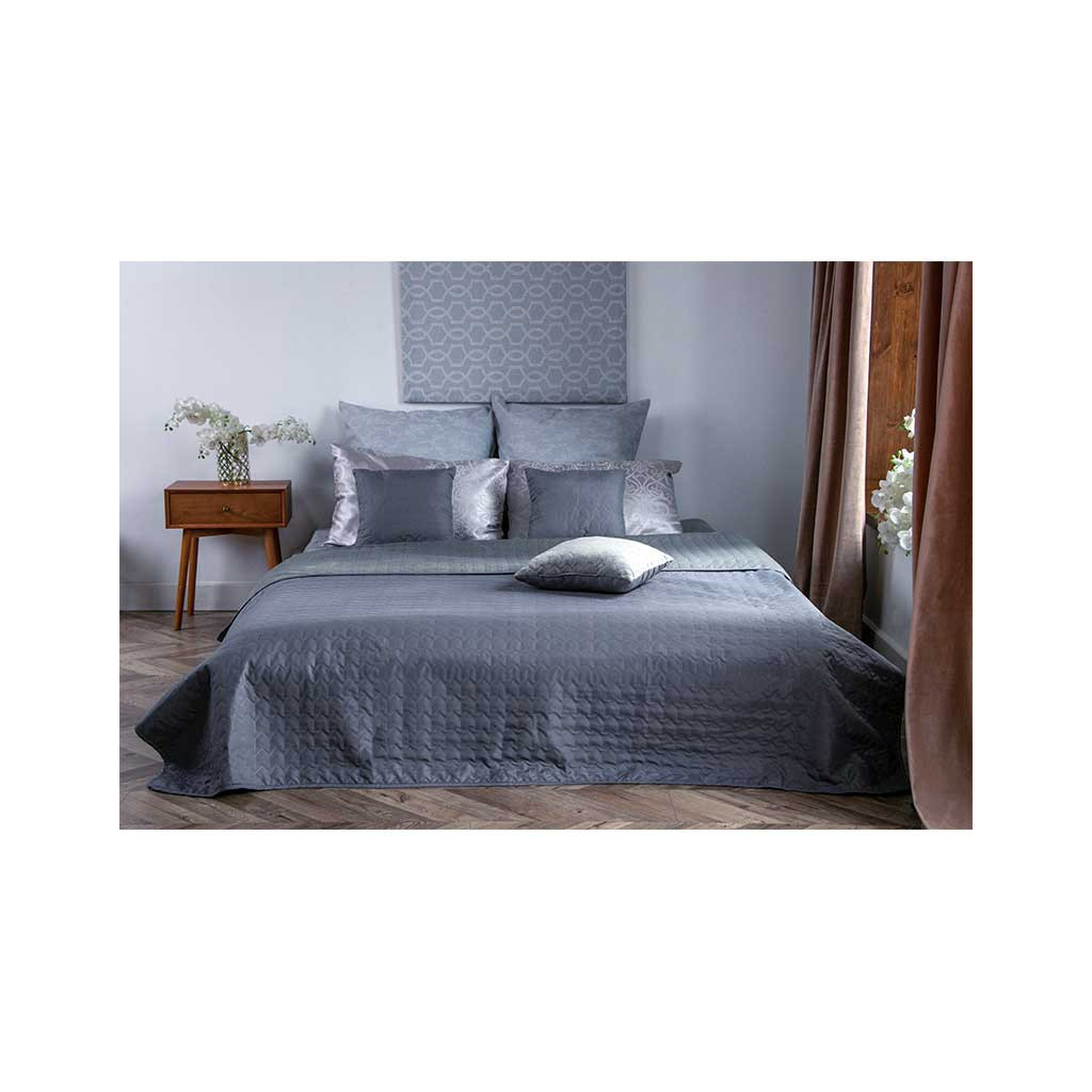 Покривало Руно двостороннє VeLour Сіре 220 х 240 см (330.55_Grey) - зображення 7