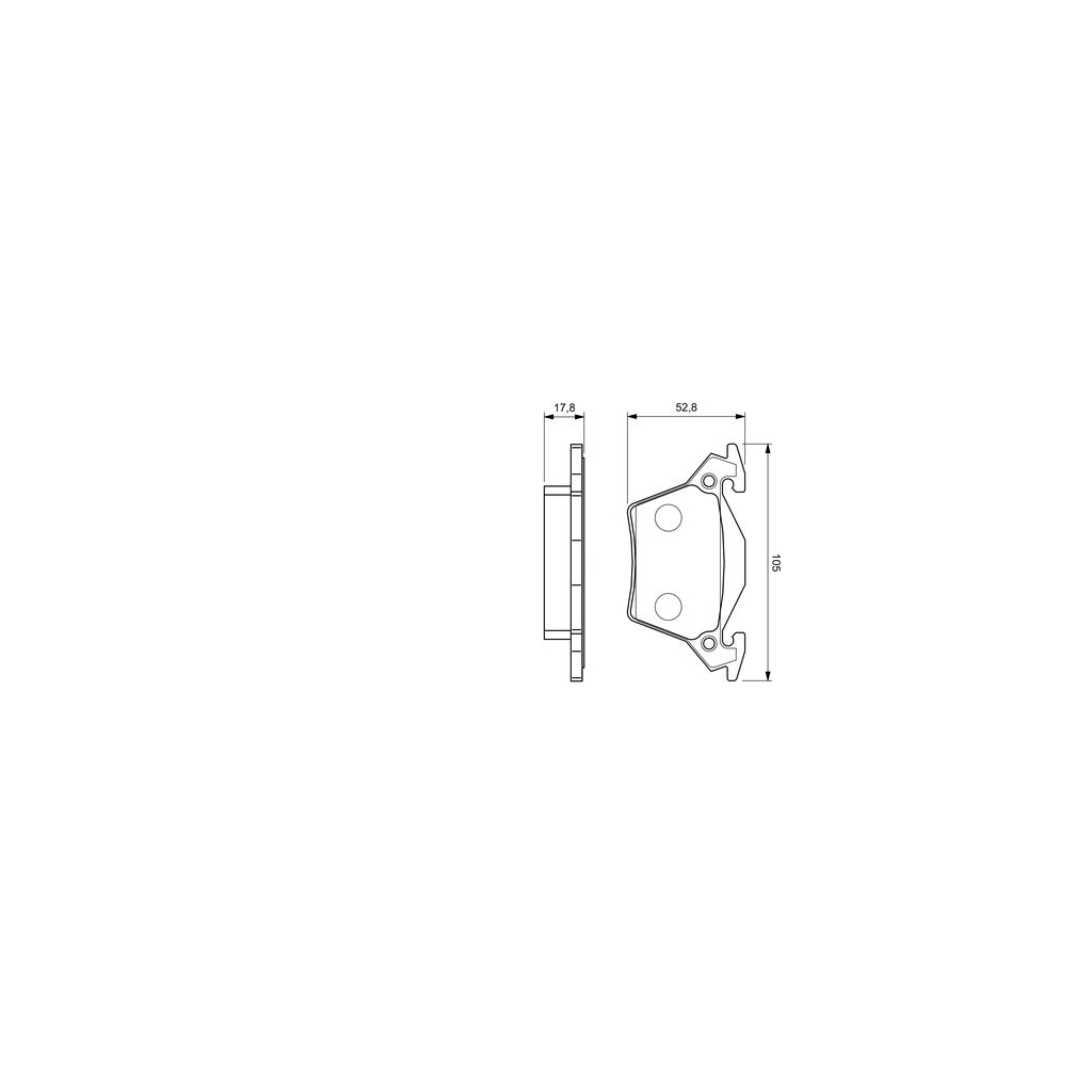 Гальмівні колодки Bosch 0 986 460 002 - зображення 5