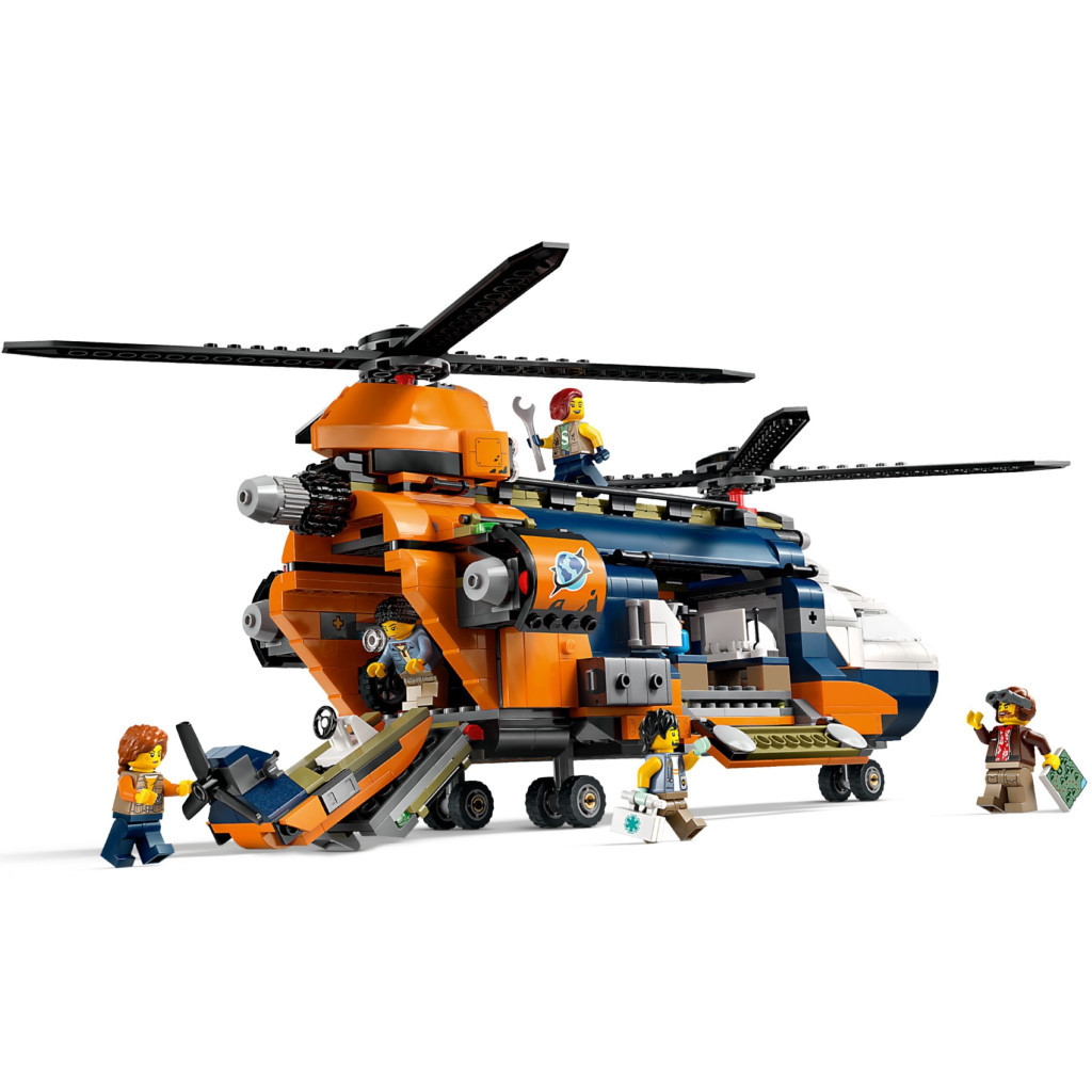 Конструктор LEGO City Вертоліт у базовому таборі для дослідження джунглів (60437) - зображення 3