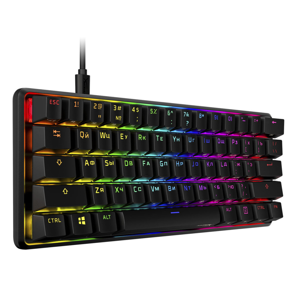 Клавіатура HyperX Alloy Origins 60 Black (4P5N0AA) - зображення 2
