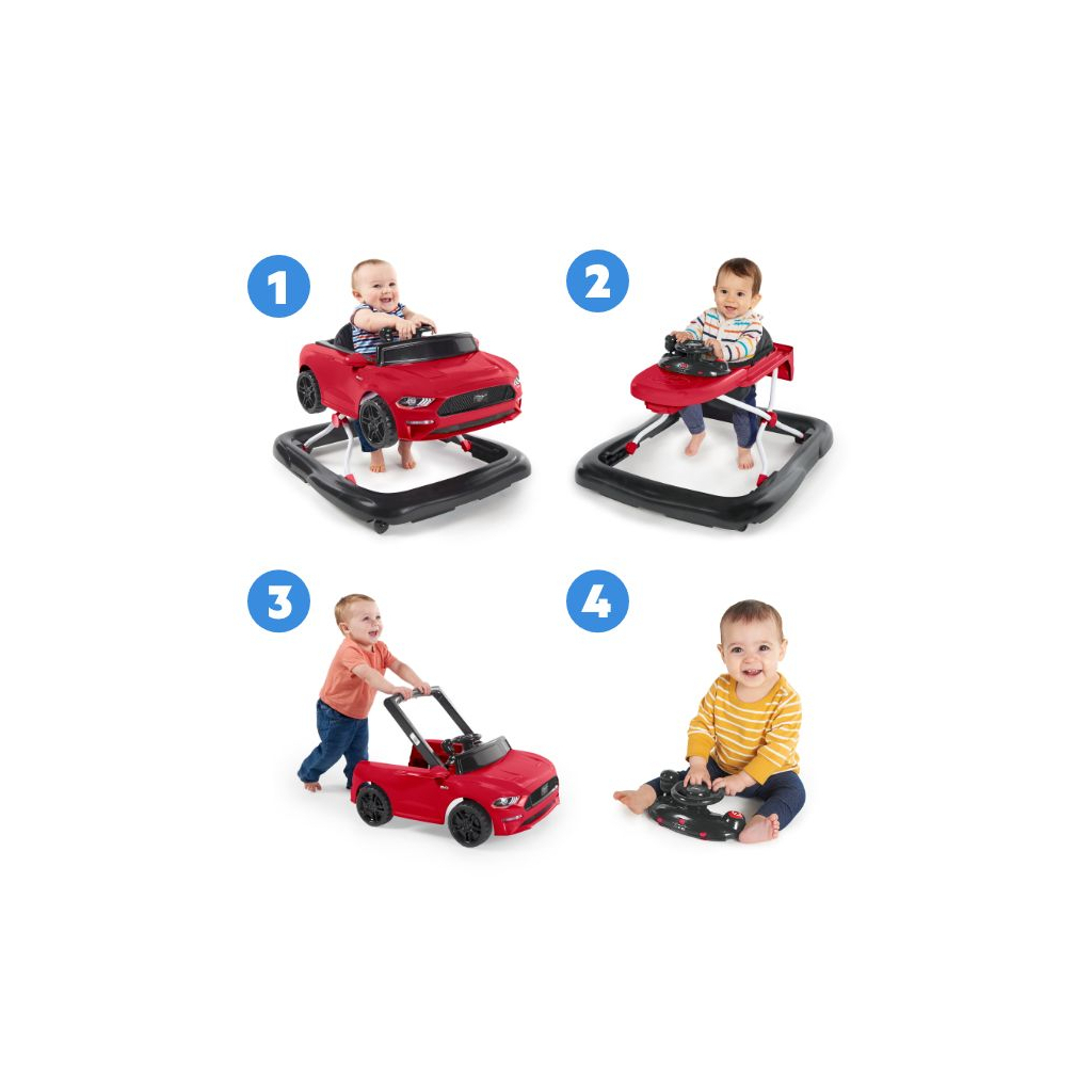 Ходунки Bright Starts 4 в 1 "Ways to Play Walker Ford Mustang" (11632) - зображення 7