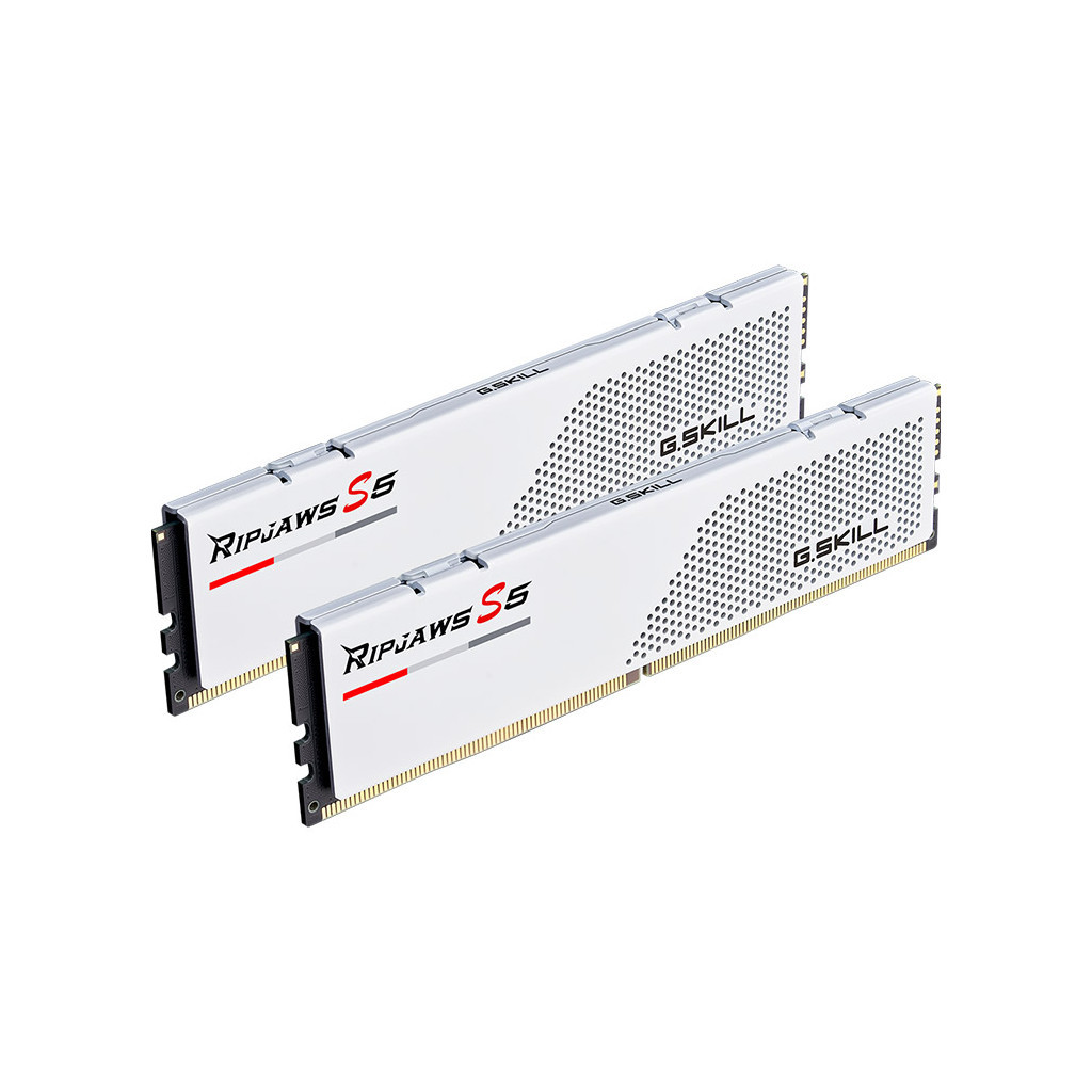 Модуль пам'яті для комп'ютера DDR5 32GB (2x16GB) 5600 MHz Ripjaws S5 Matte White G.Skill (F5-5600J3036D16GX2-RS5W) - зображення 2