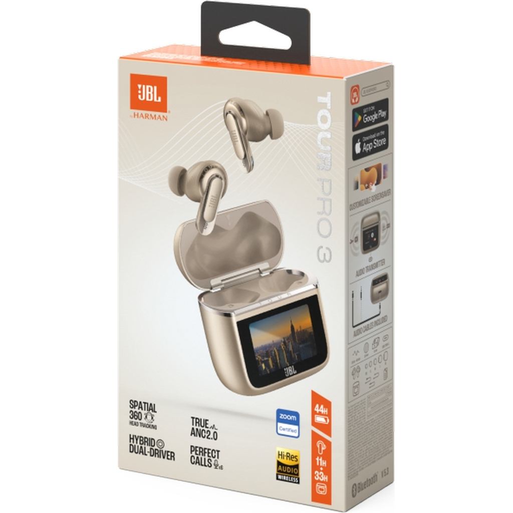 Навушники JBL Tour Pro 3 Latte (JBLTOURPRO3LTT) - зображення 12