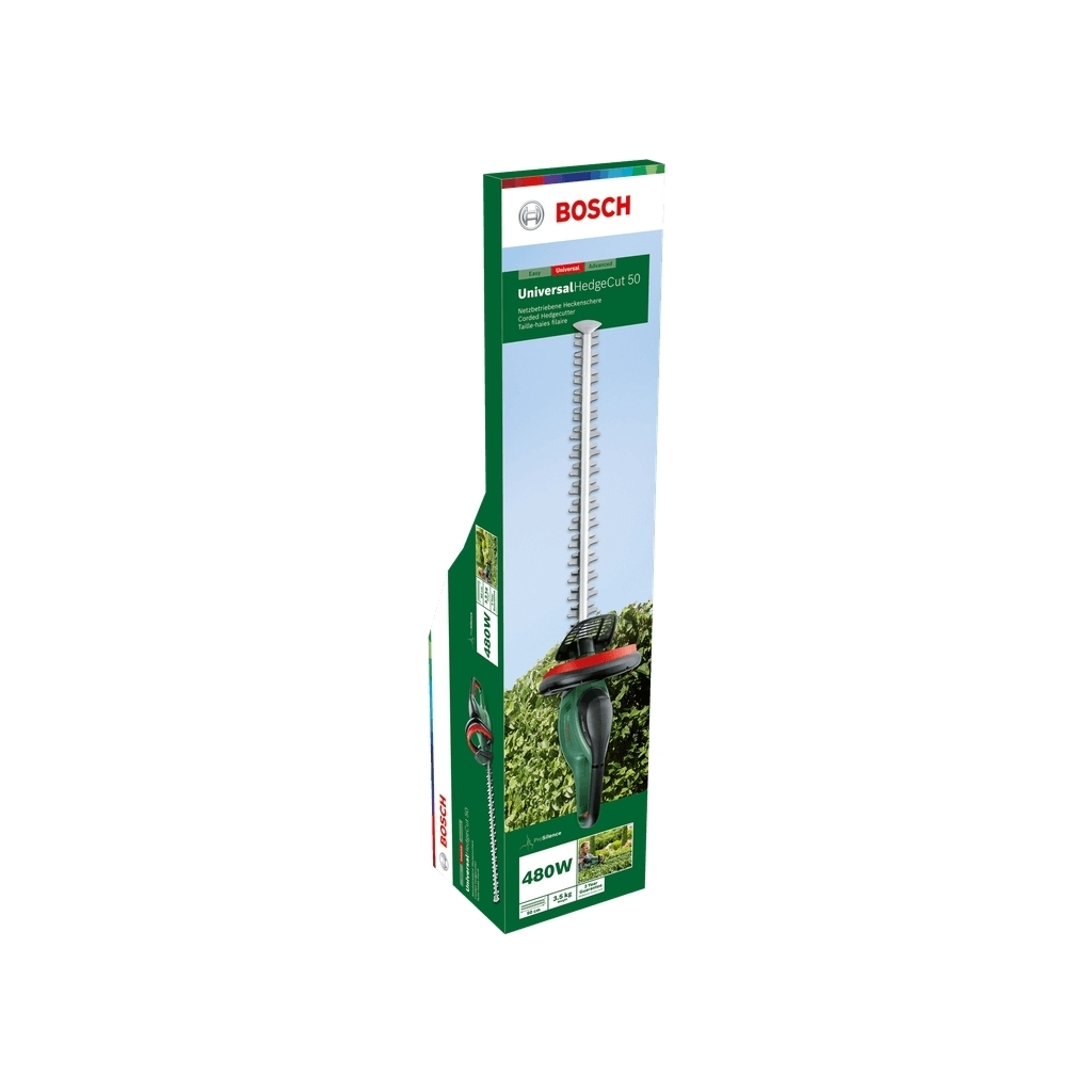 Кущоріз Bosch UniversalHedgeCut 50 480Вт, 50см, крок різу 26мм, 3.67 кг (0.600.8C0.501) - зображення 2