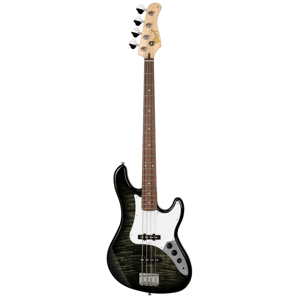 Бас-гітара Cort GB24JJ Trans Black (GB24JJ TBK) - зображення 1
