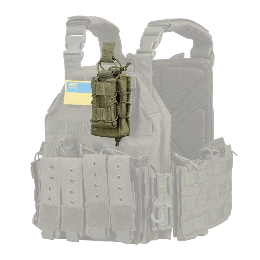 Підсумок 2E подвійний, зелений (2E-MILTACDPOUCH-Y-OG) - изображение 2