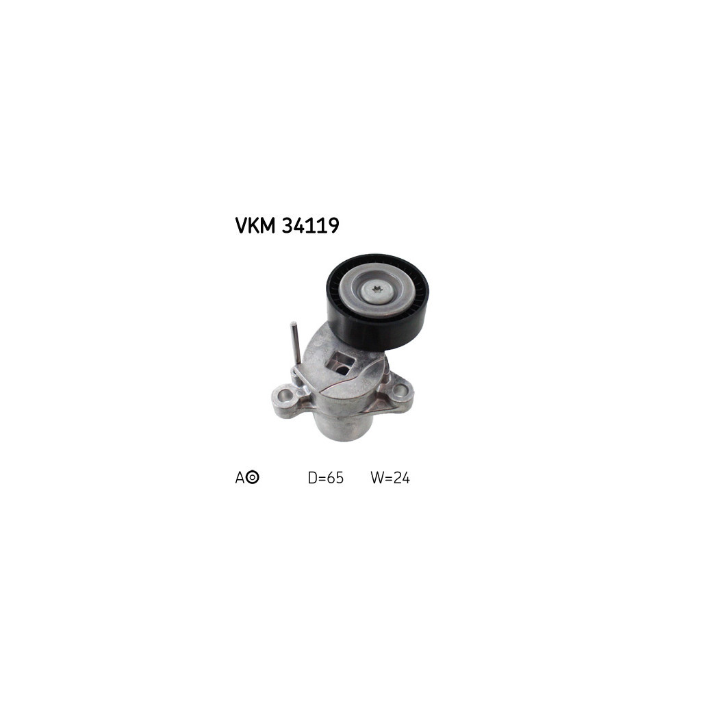 Ролик натягувача ременя SKF VKM 34119 - зображення 1