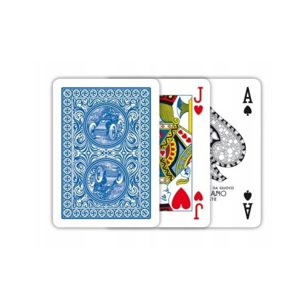 Гральні карти Modiano Golden Trophy 100 Plastic (blue) (00450) - зображення 2