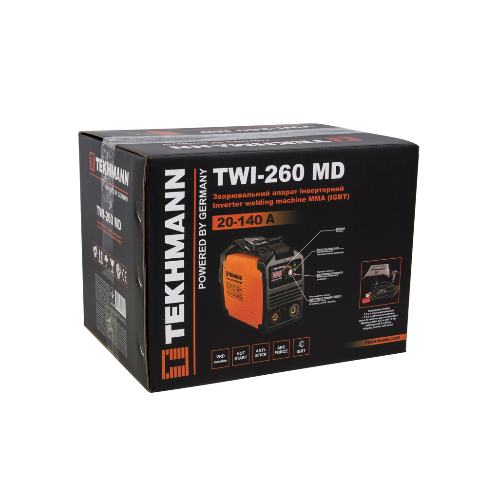 Зварювальний апарат Tekhmann TWI-260 MD (847856) - изображение 5