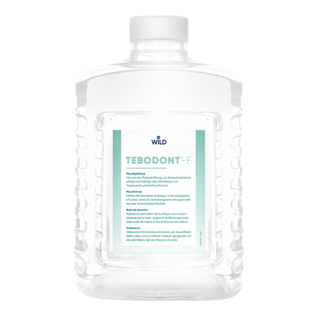 Ополіскувач для порожнини рота Dr. Wild Tebodont-F з олією чайного дерева і фторидом 1.5 л (10.3478) - зображення 1